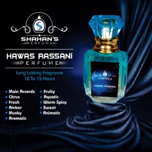 Hawas Rassani Perfume – Long Lasting Fragrance (12–15 Hours)