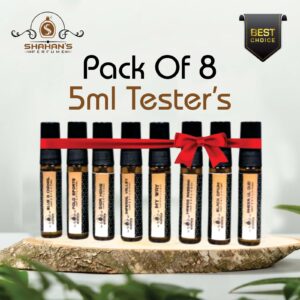 Pack of 8 – 5ml Perfume Testers by Shahan’s House